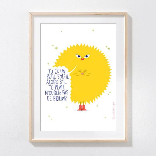 Affiche A4 Petit soleil
