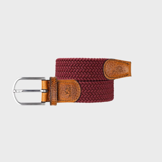 Ceinture tressée élastique T1 - Grenat — Billybelt , Lyon