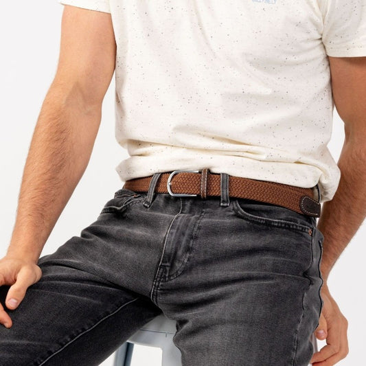 Ceinture tressée élastique T1 - Caramel — Billybelt , Lyon