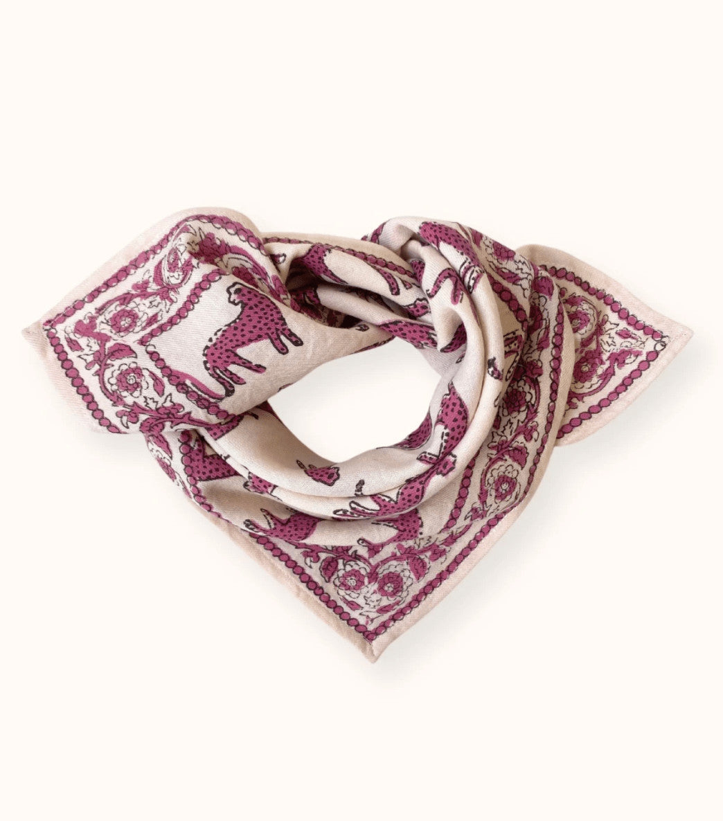 Small foulard Manika Bengale - Macadamia