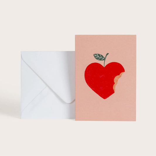 Carte Pomme d'amour bonbon — Season Paper , Lyon