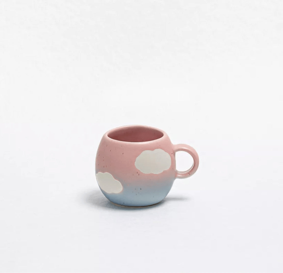 Tasse expresso Cloud sunset avec anse - 90 mL