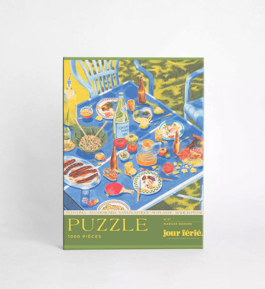Puzzle Manger dehors
