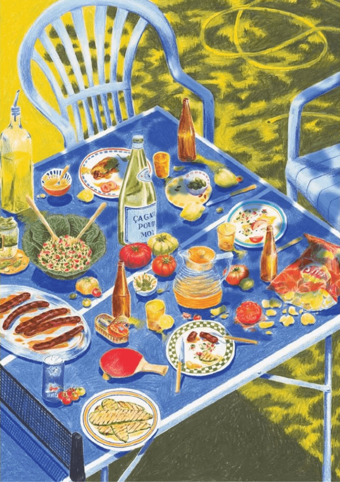 Puzzle Manger dehors