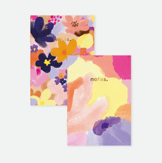 Duo de carnets - Flower garden