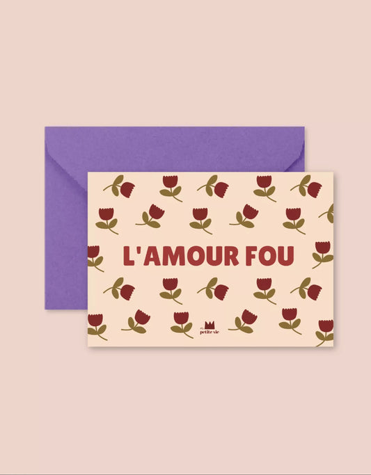 Carte - Amour fou
