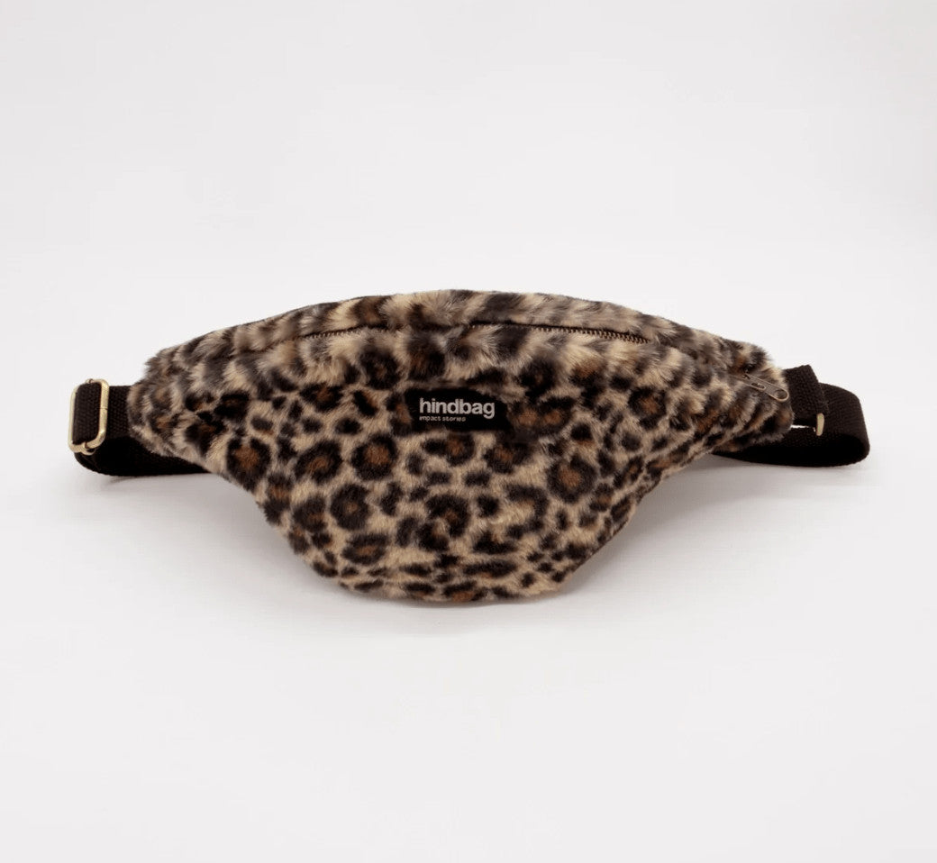 Sac banane Olivia - Léopard fourrure