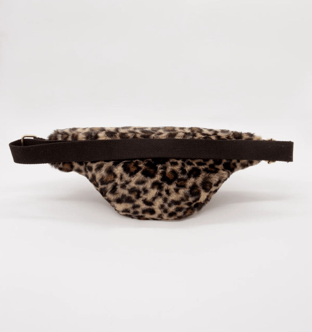 Sac banane Olivia - Léopard fourrure