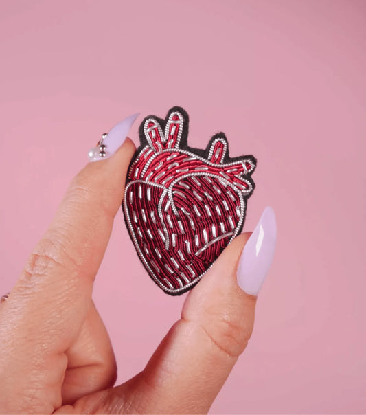 Broche Coeur humain