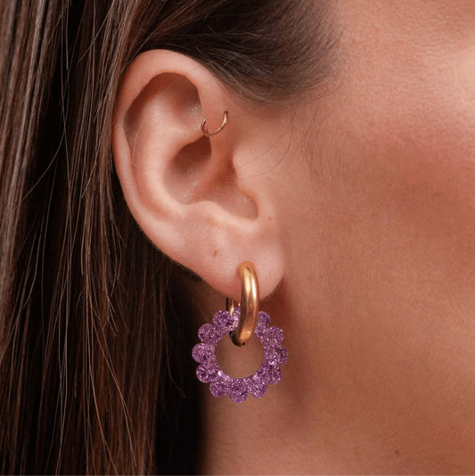 Créoles sunflower - Parme — Les nicolettes , Lyon