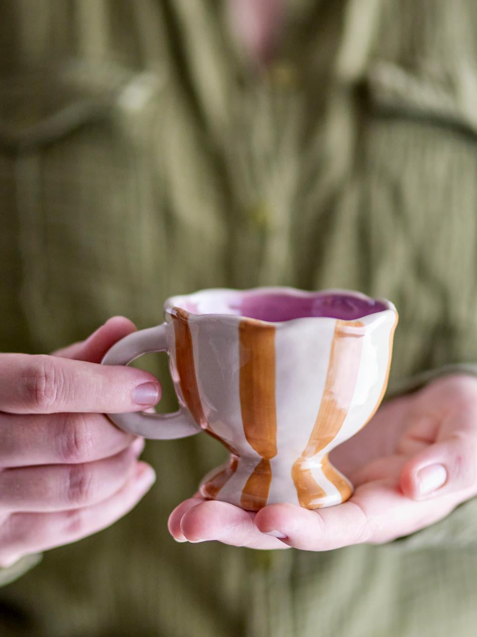 Tasse Willa - rayée marron — Bloomingville , Lyon