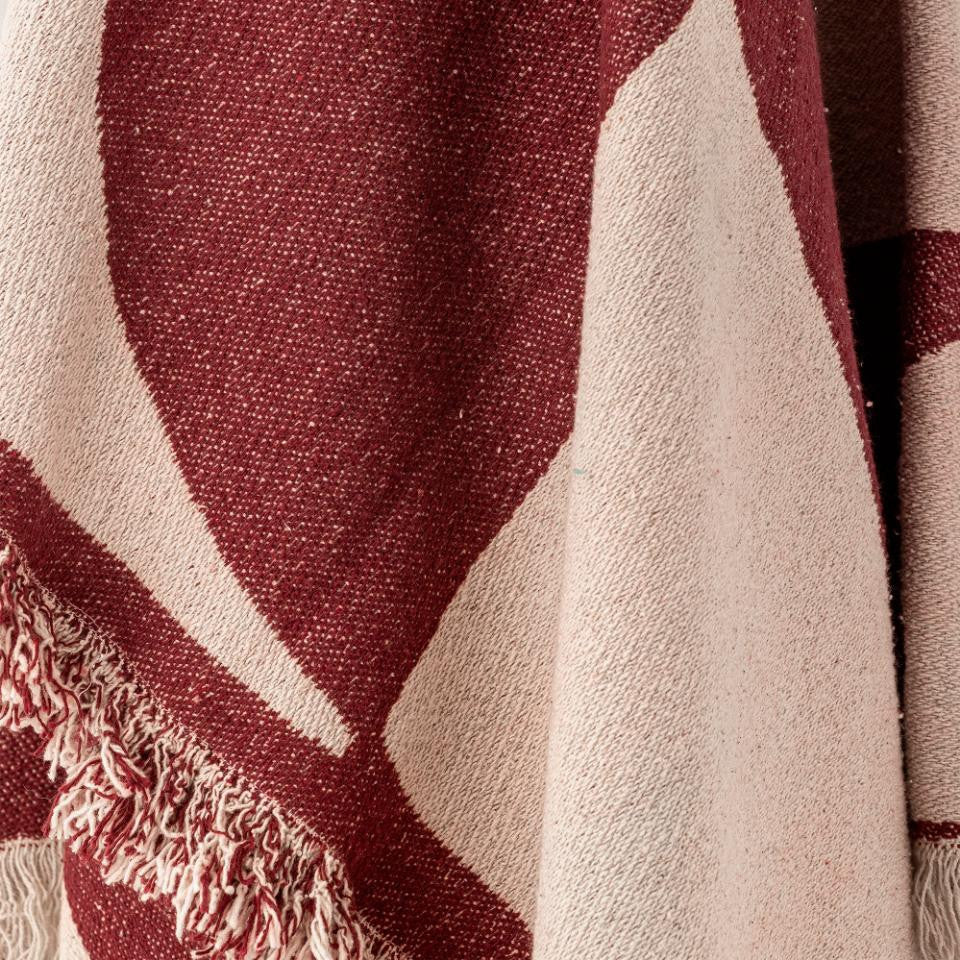 Plaid Olica - rouge
