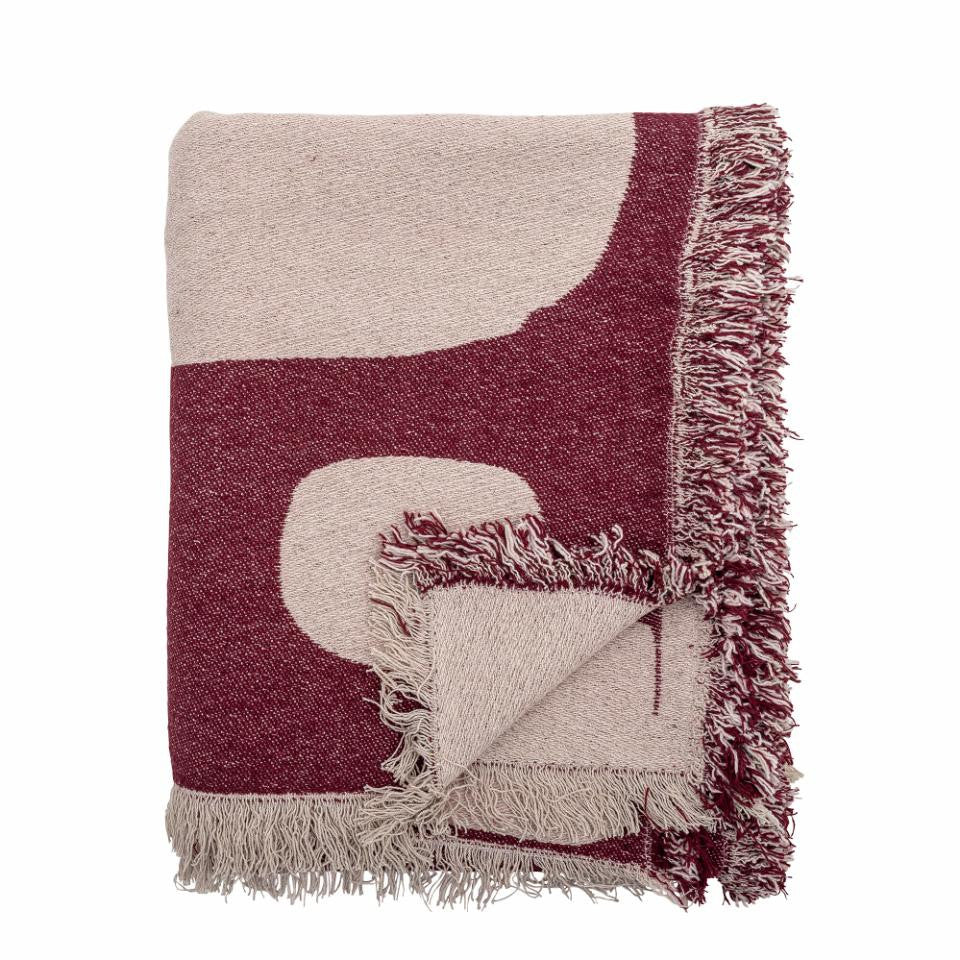 Plaid Olica - rouge