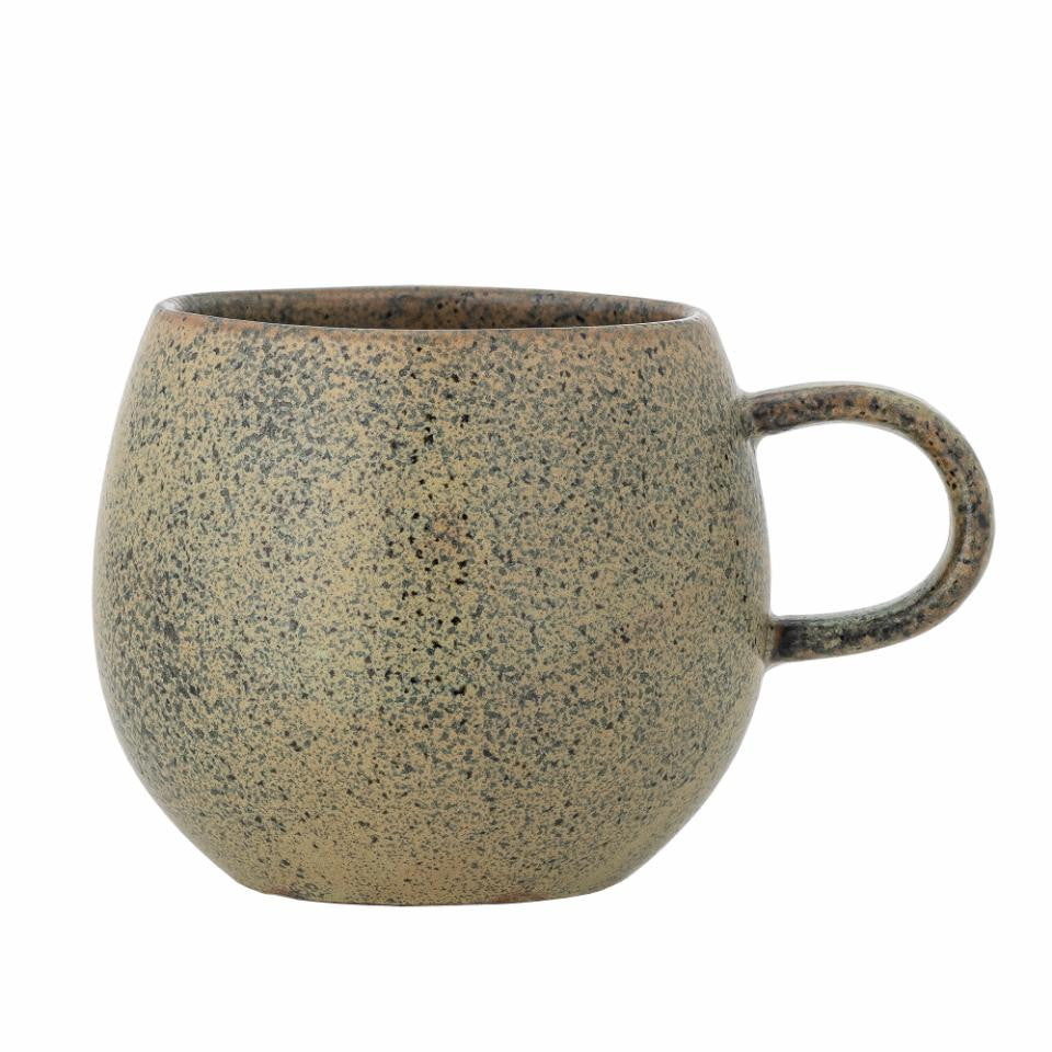 Mug rond en terre cuite Addison mat vert — Bloomingville , Lyon