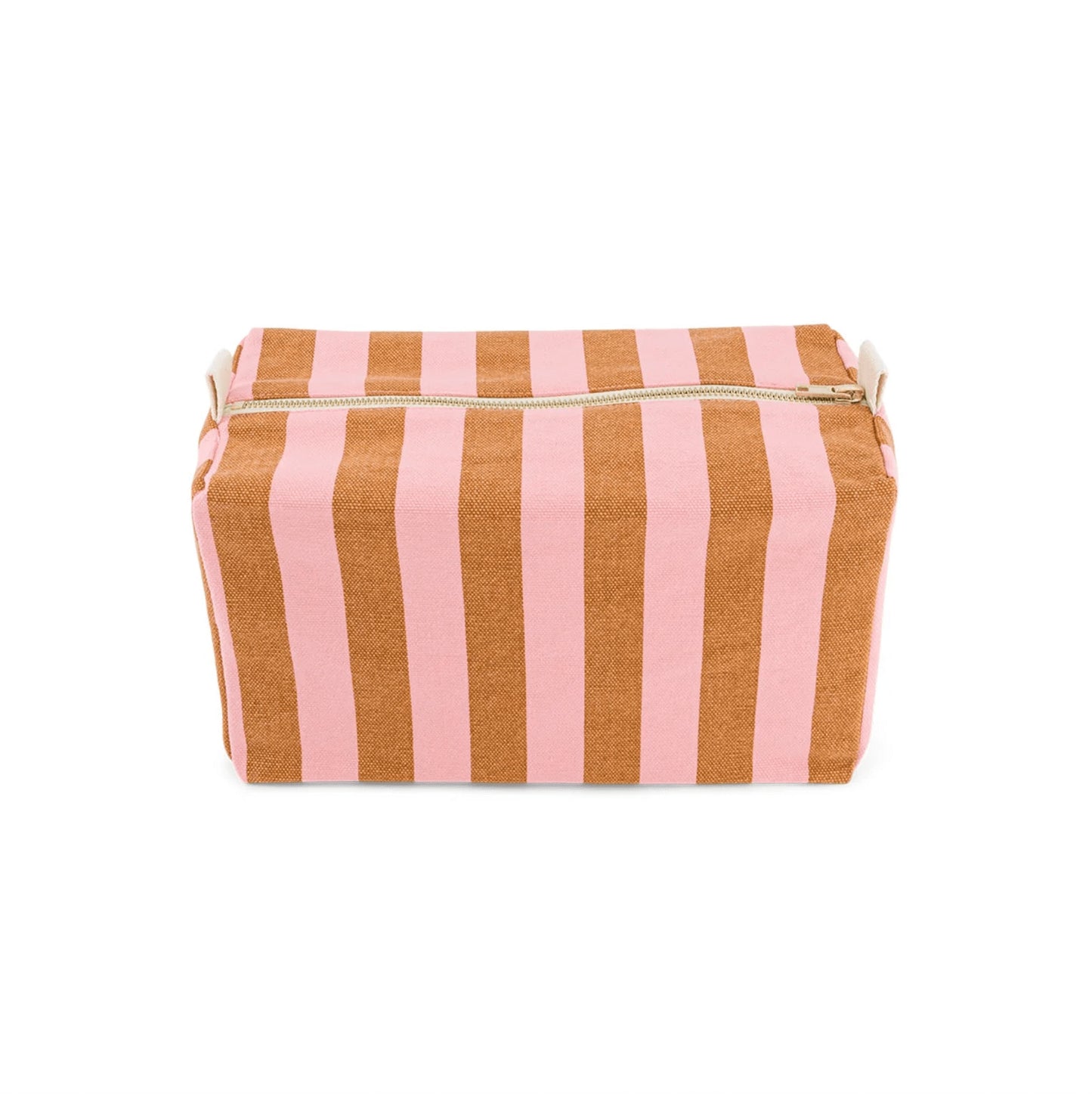 Trousse de toilette Vic - Rayé Caramel/strawberry