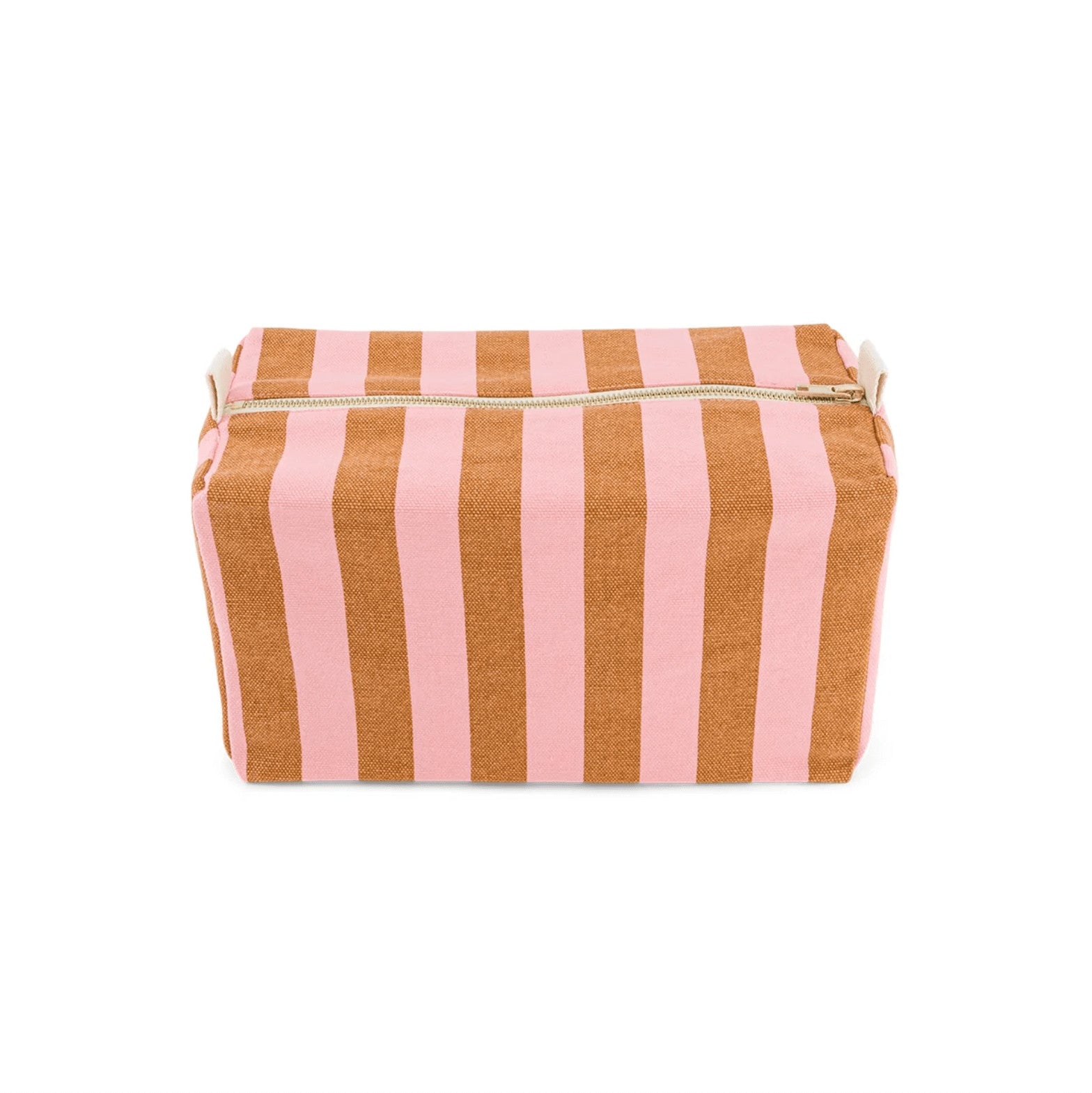 Trousse de toilette Vic - Rayé Caramel/strawberry
