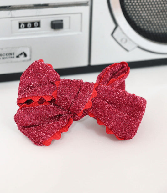Barrette Rachel - Glitter fuchsia