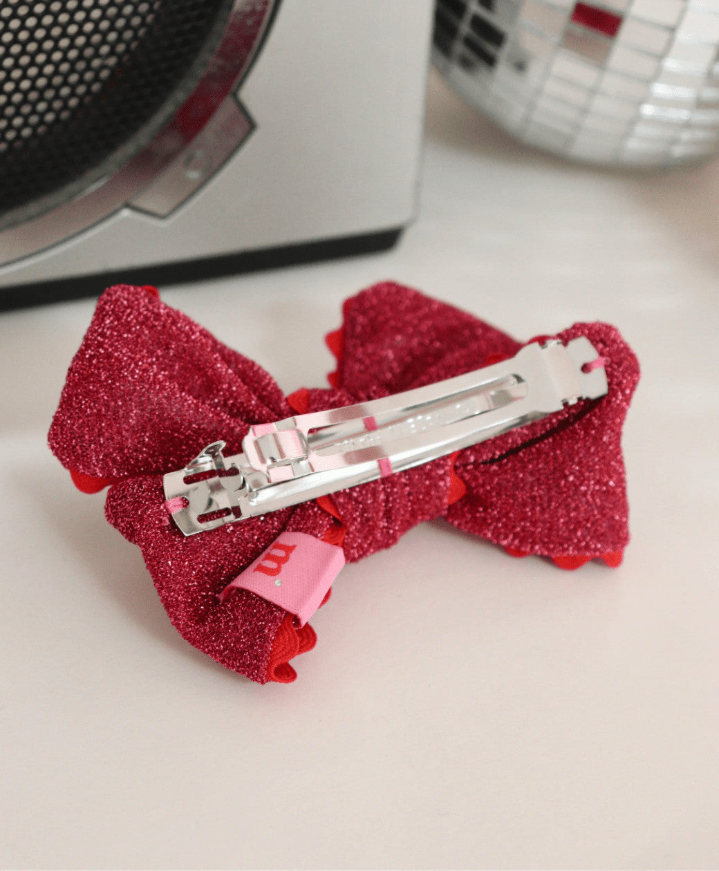 Barrette Rachel - Glitter fuchsia