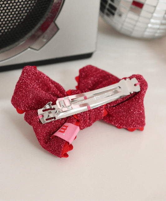 Barrette Rachel - Glitter fuchsia