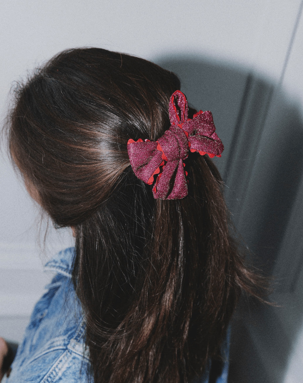 Barrette Rachel - Glitter fuchsia