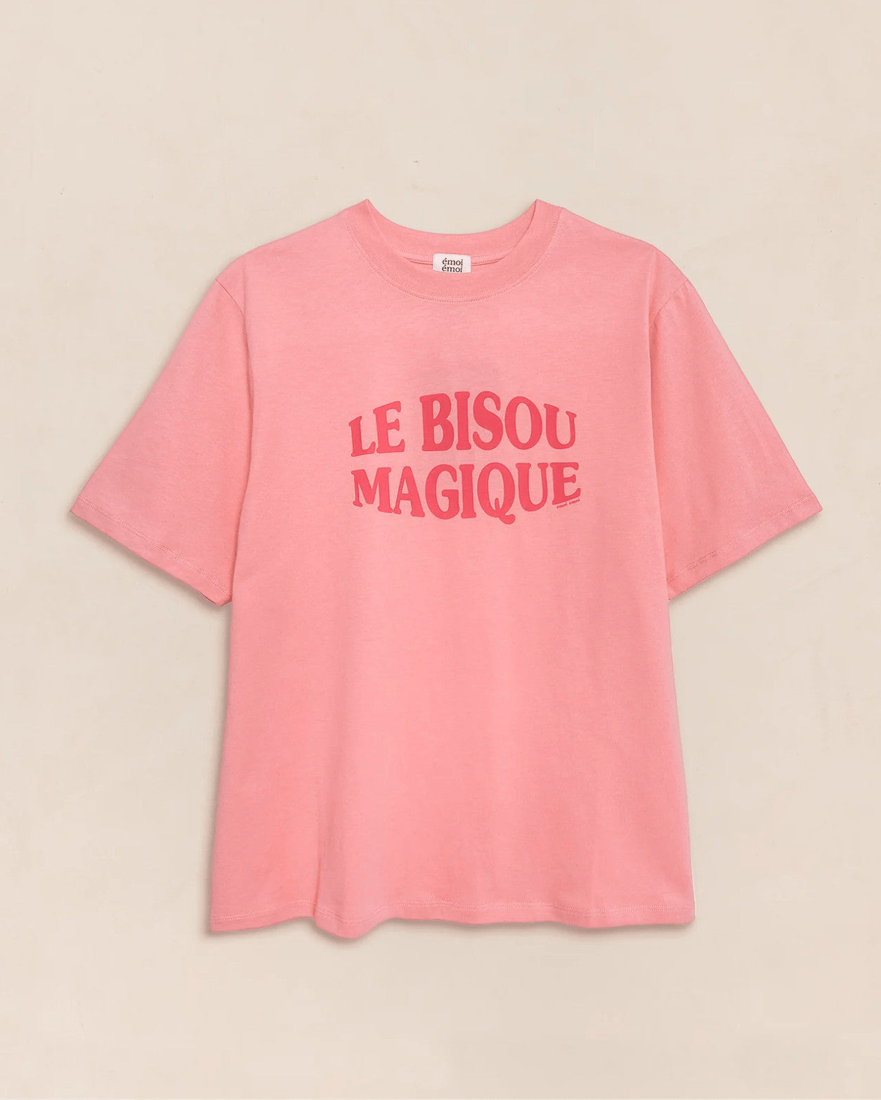 T-shirt Le bisou magique - Framboise - Taille L — Émoi émoi , Lyon