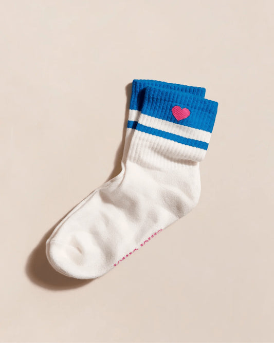 Chaussettes Coeur - Bleu - Taille 36/41