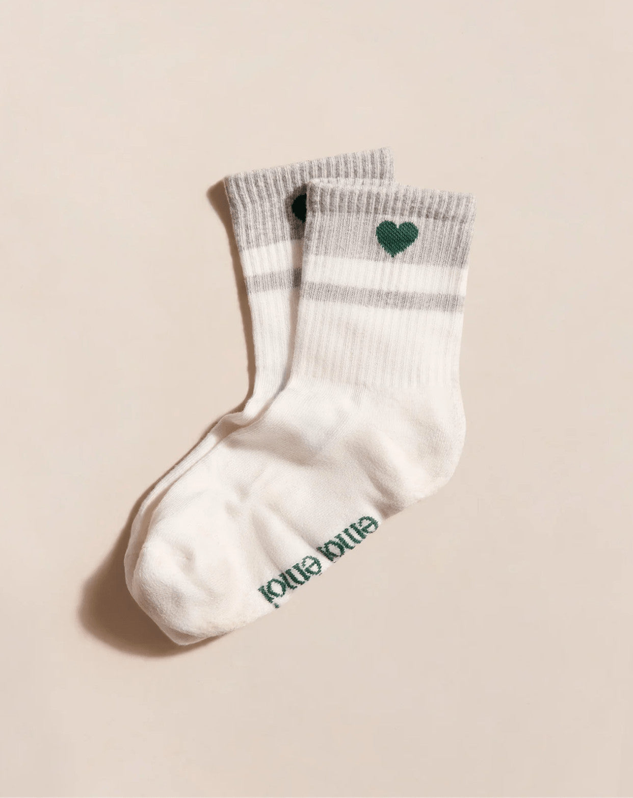 Chaussettes Coeur - Gris - Taille 36/41