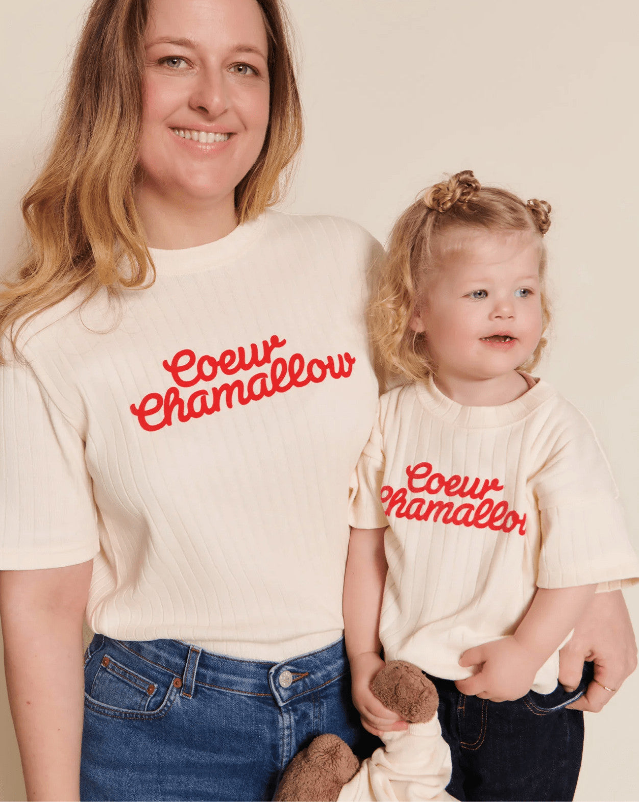 T-shirt Coeur chamallow - Taille S