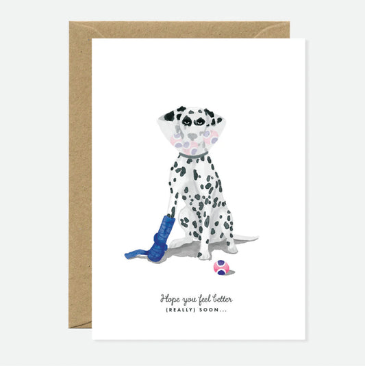 Carte Feel better dog