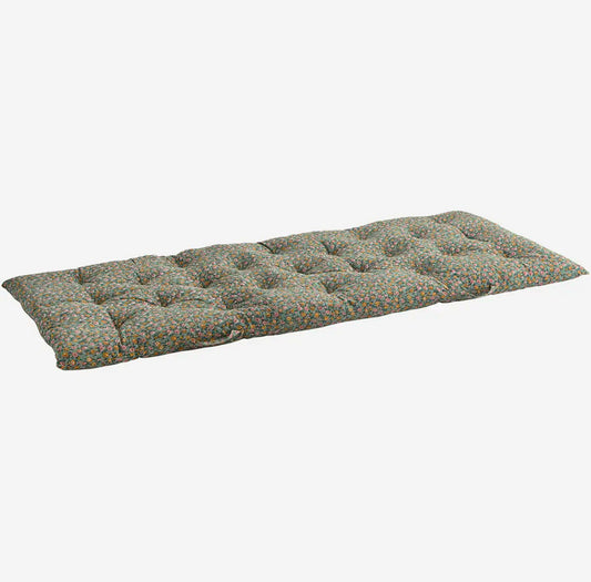 Matelas fleuri dusty green honey rose 70x180cm — Madam Stoltz , Lyon
