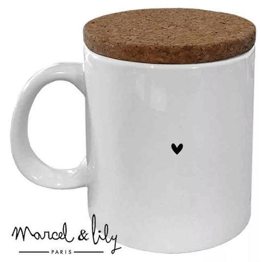 Mug avec couvercle Papy chéri je t'aime