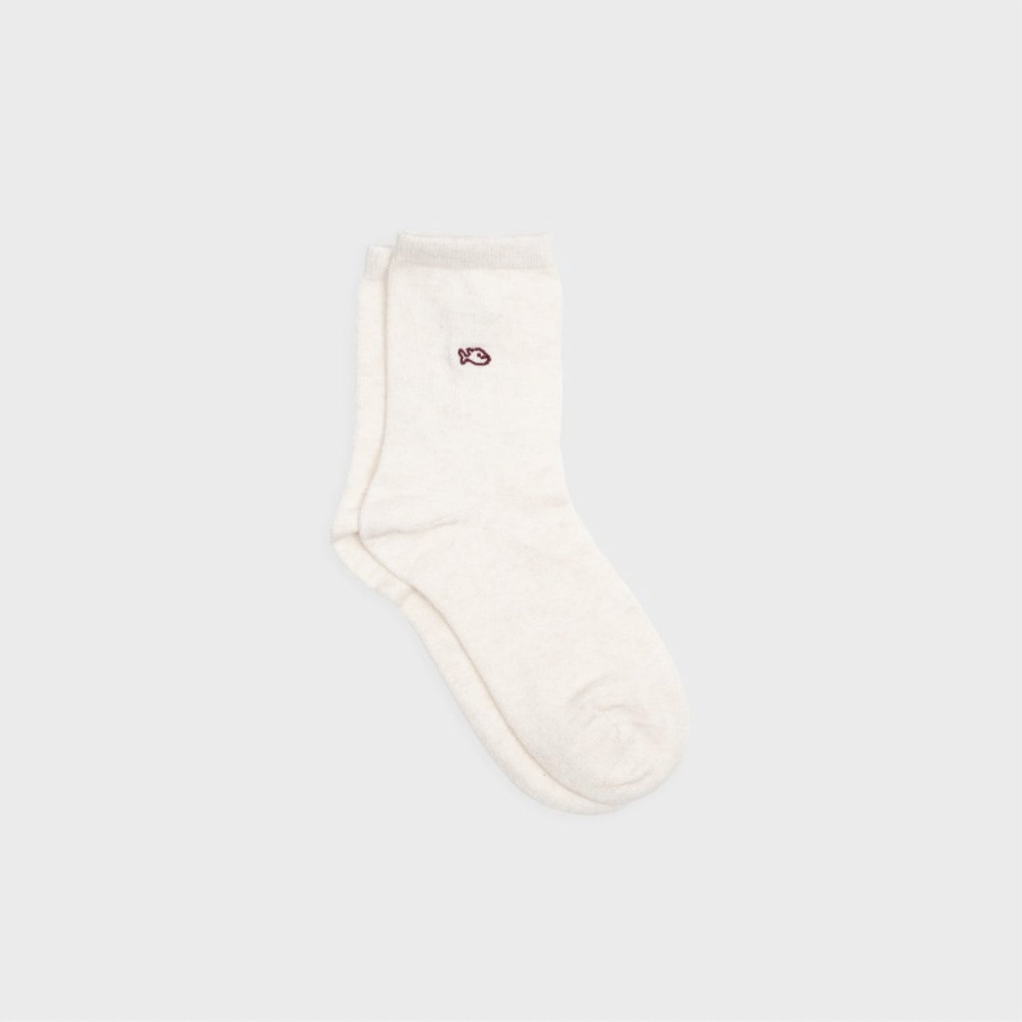 Chaussettes Unies pailletées - Ecru - Taille 37/40