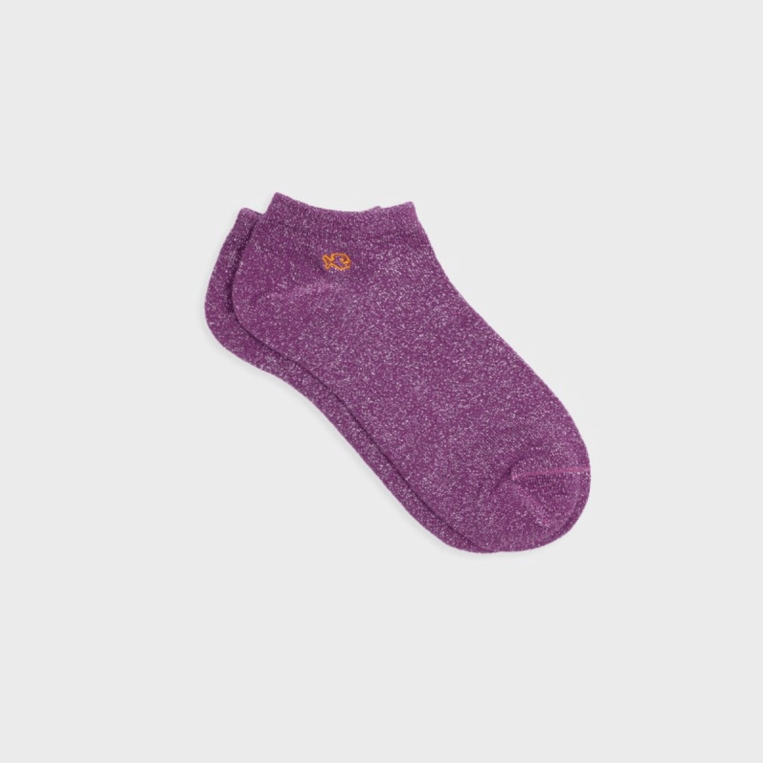 Socquettes unies pailletées Violet- Taille 37/40 — Billybelt , Lyon