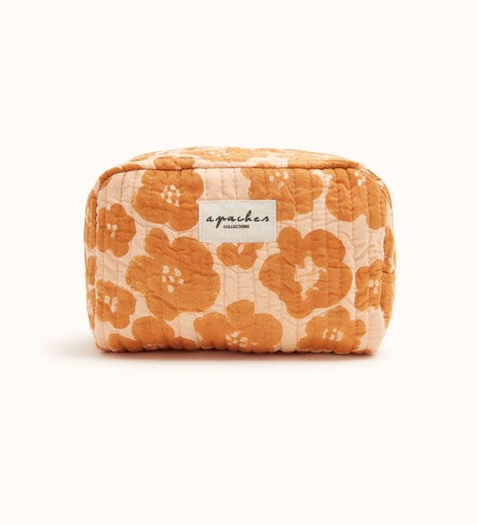 Petite trousse Gaya - Flora bold orange