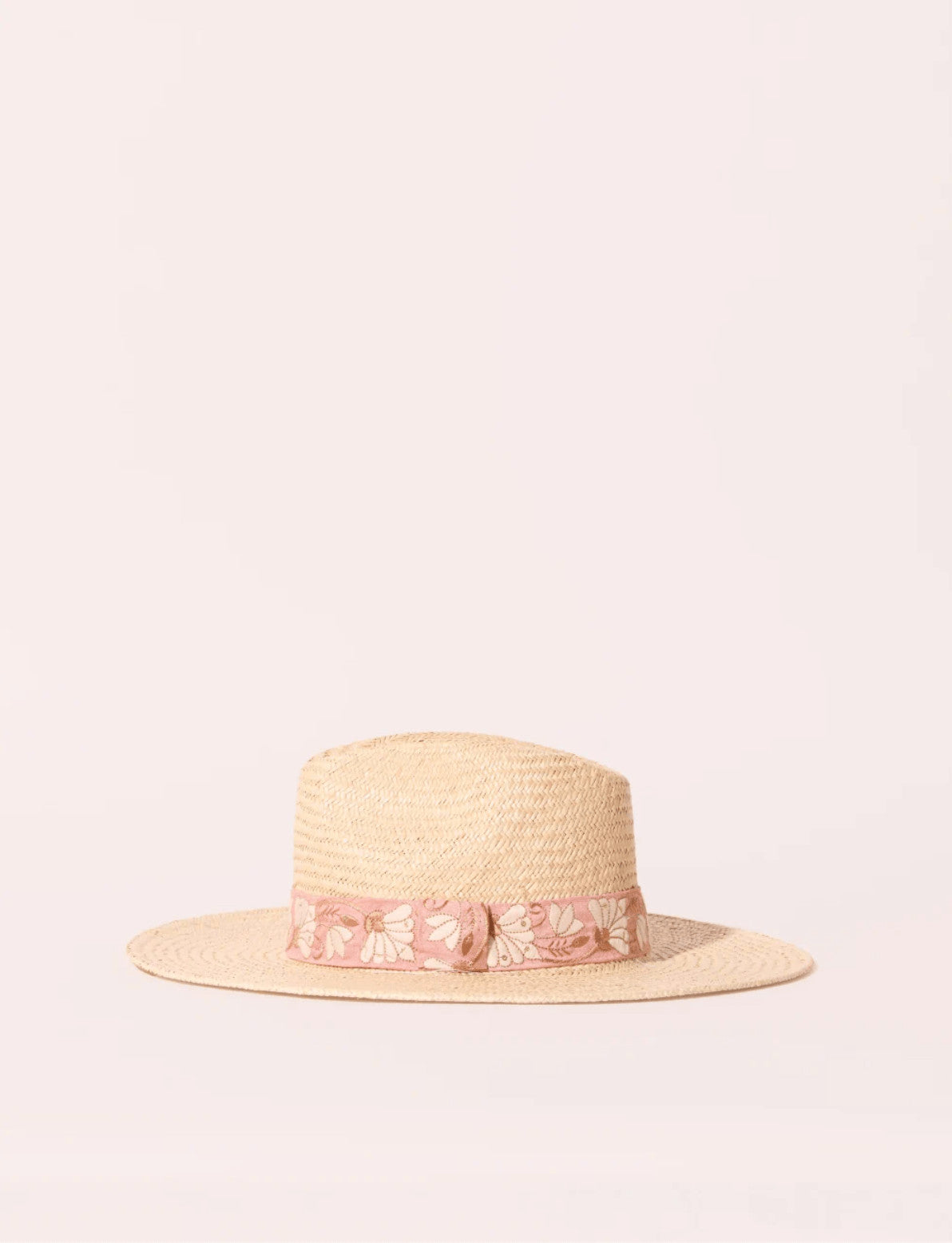 Chapeau Rosalie rose - M
