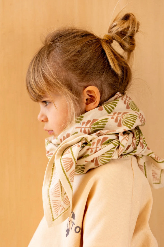 Big foulard Latika Tresse - Celery