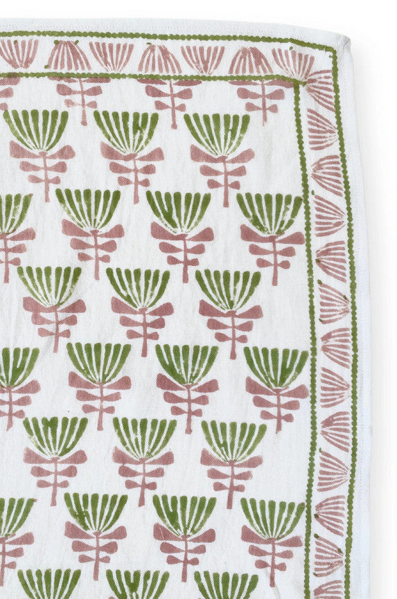 Small foulard Manika Tresse - Celery