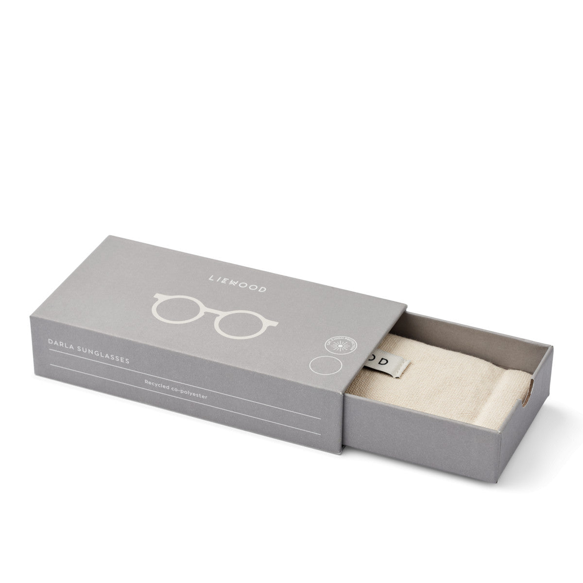 Lunettes de soleil 1/3 ans - Darla Whale blue transparent — Liewood , Lyon