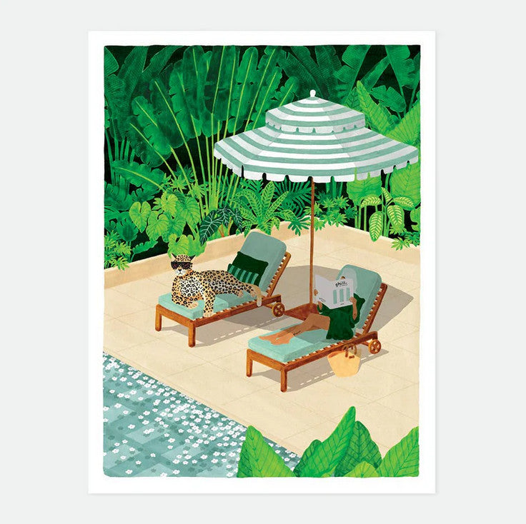 Affiche medium - Summer pool — All the ways to say , Lyon