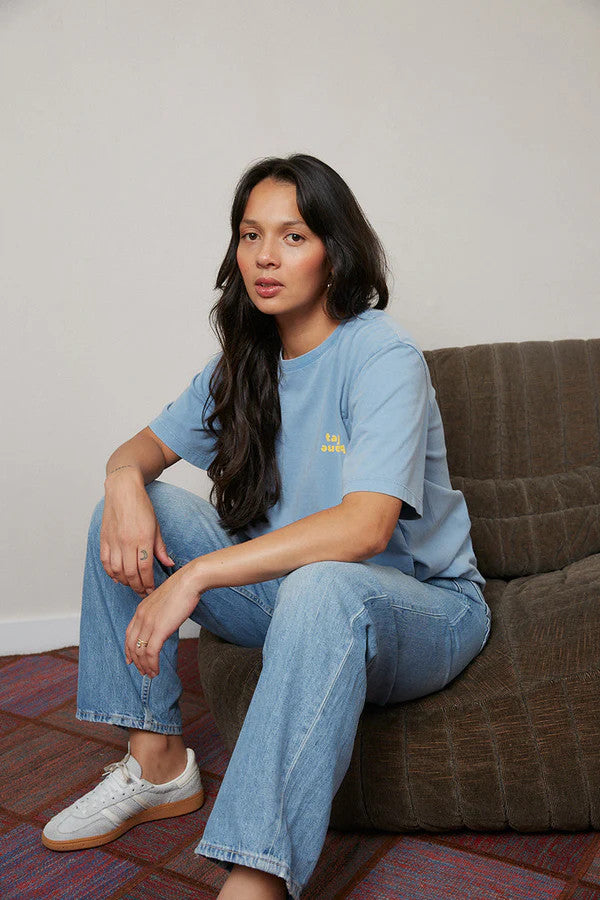 T-shirt d'allaitement Vintage p'allaite sky blue - Taille S — Tajinebanane , Lyon