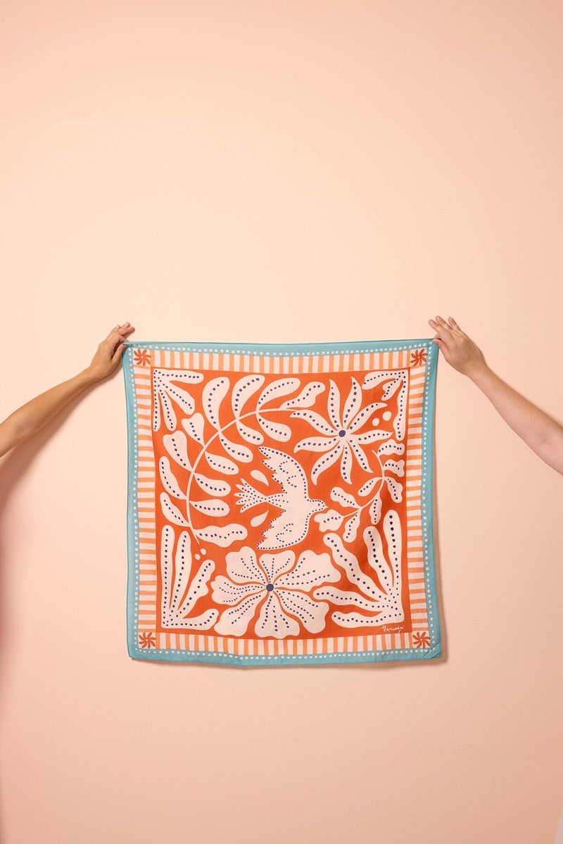 Foulard Liberté - Terracotta