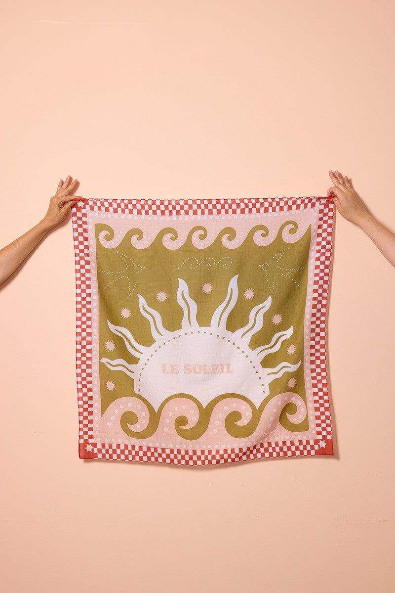 Foulard Solarium - Kaki