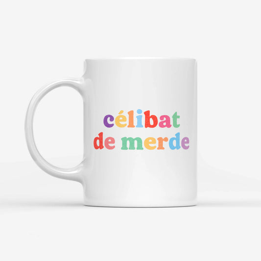 Mug Célibat de merde — Thomas Gravereau , Lyon