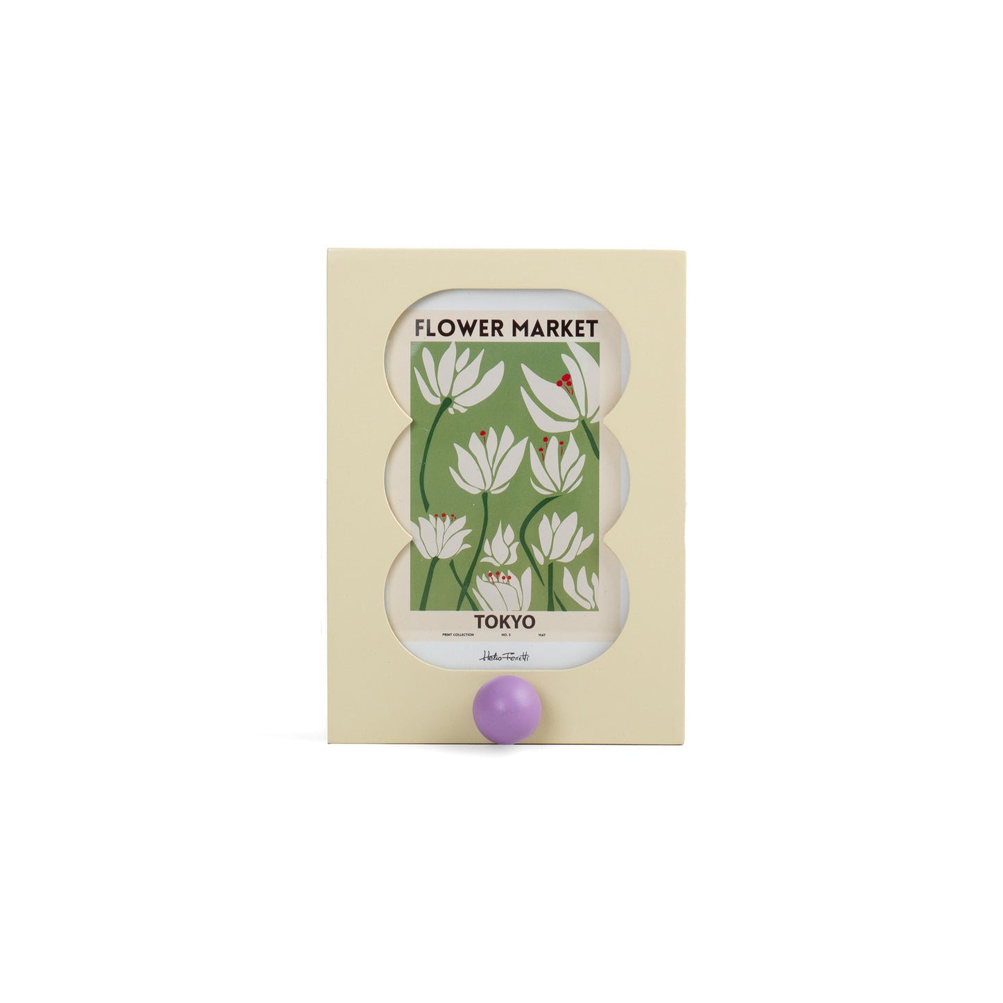 Cadre photo - Modern contrast vert pastel/violet — Helio Ferretti , Lyon