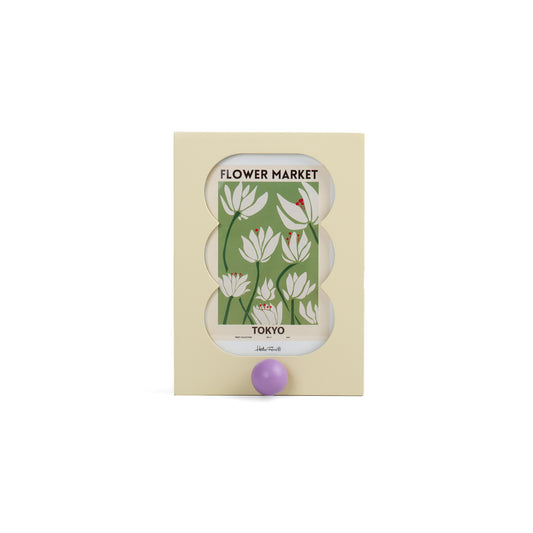 Cadre photo - Modern contrast vert pastel/violet — Helio Ferretti , Lyon