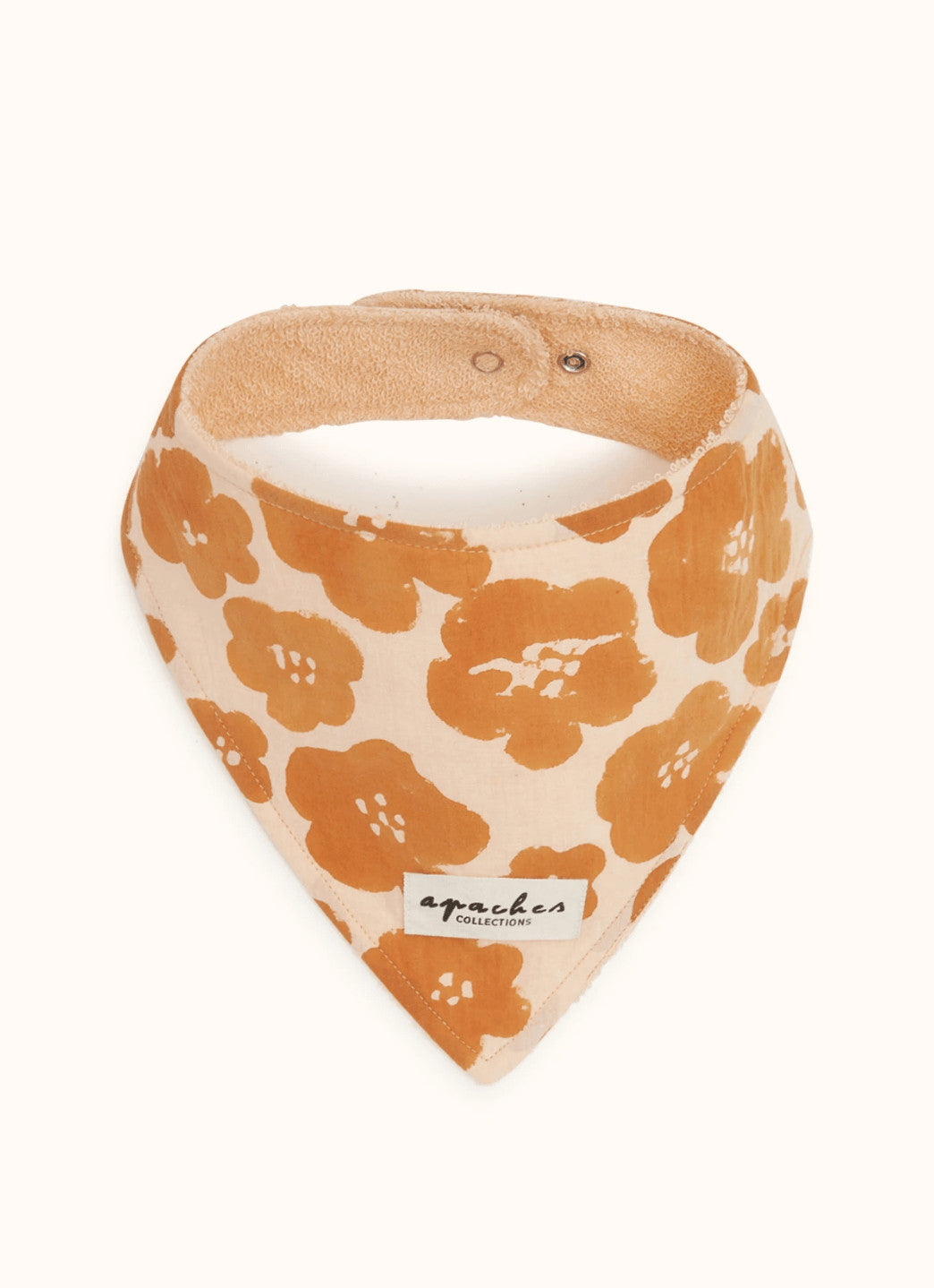 Bavoir Bami Flora bold - Orange