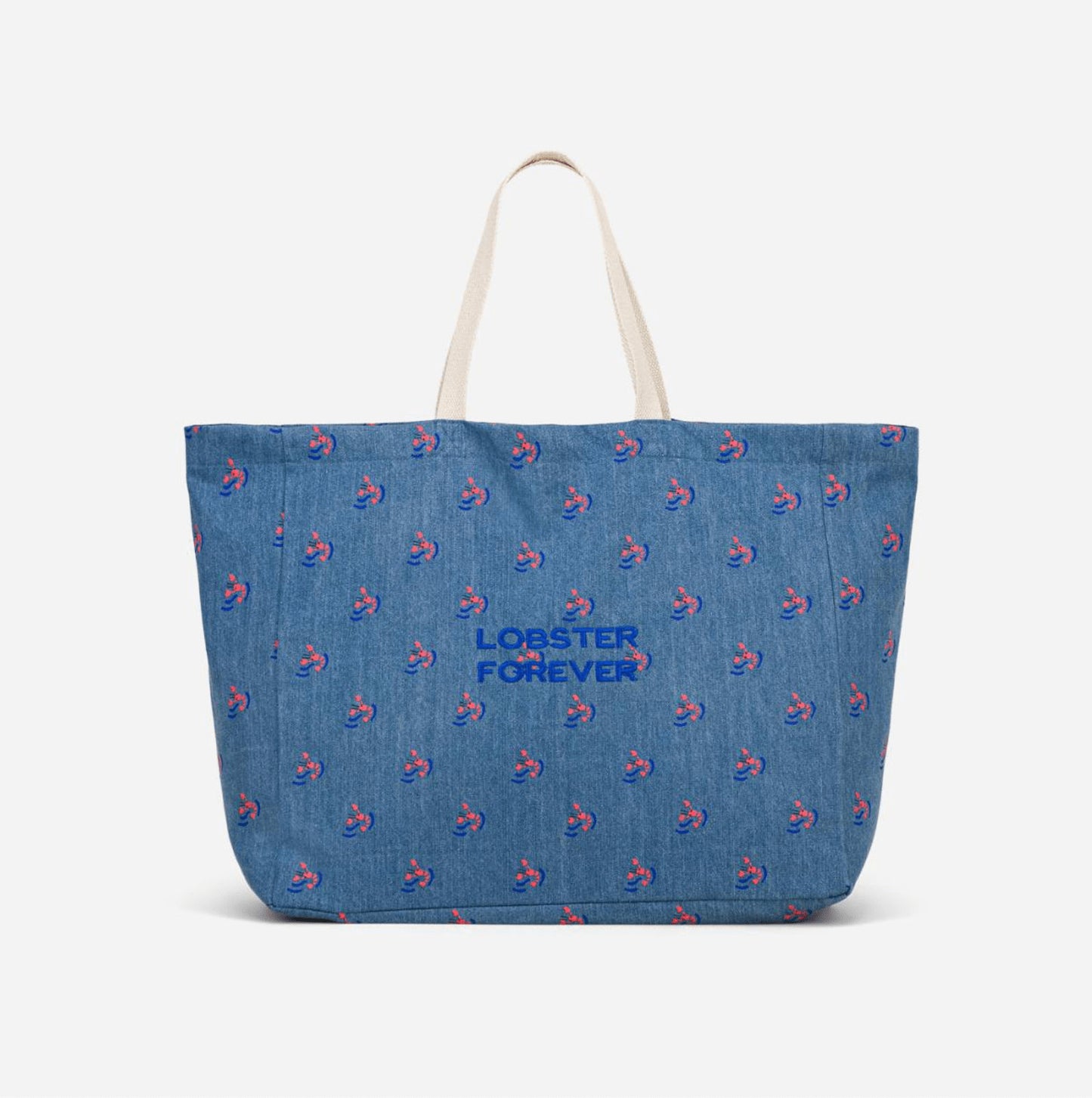 Cabas denim Lobster forever