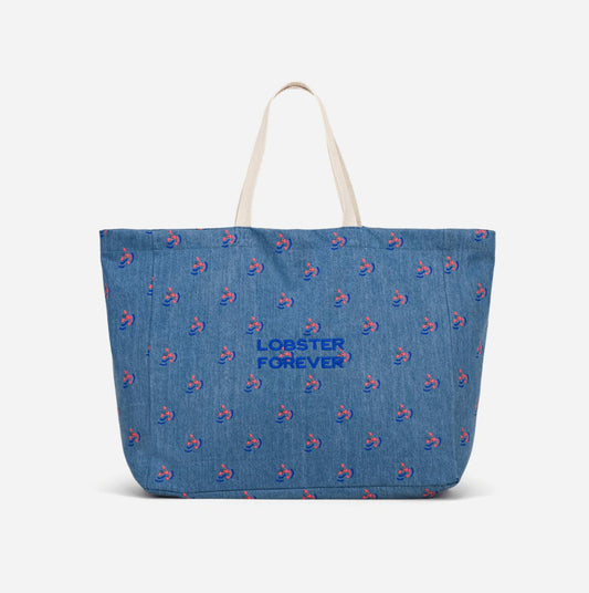 Cabas denim Lobster forever