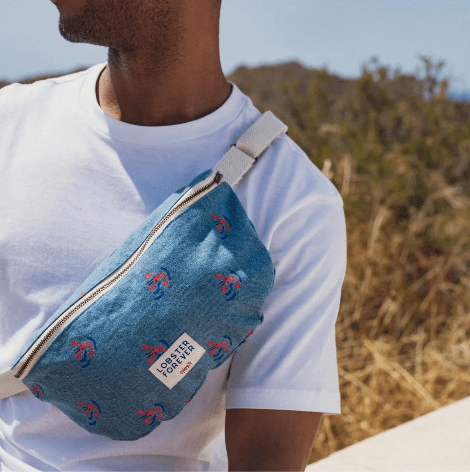 Banane denim Lobster forever - Adulte