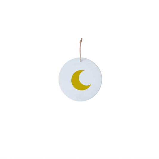 Mini médaillon Lune - Doré